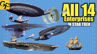 All 14 Enterprises in Star Trek Explained [upl. by Anot670]