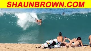 Waimea Bay bodyboardingHD [upl. by Euqina]