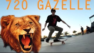 LION FLIP Fakie 720 Gazelle flip  Nick Holt Trick Challenge [upl. by Nidraj]