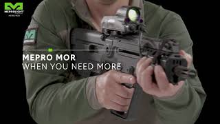 Meprolight Introducing Mepro MOR  Mil Spec Reflex Sight with Two Laser Pointers and Tritium [upl. by Braca]