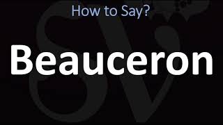 How to Pronounce Beauceron CORRECTLY [upl. by Ocsirf]