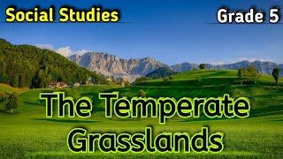 The Temperate Grasslands class 5 Social Studies  ExplanationLocationClimateVegetationCbseNcert [upl. by Plafker]