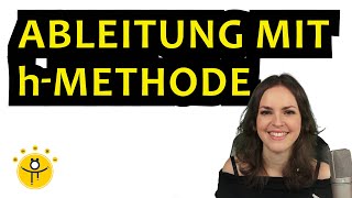 ABLEITUNG mit hMETHODE berechnen – Differenzenquotient Differentialquotient Beispiel x3 [upl. by Vannie]