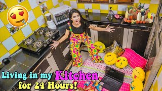 Living in my Kitchen Rasoda for 24 HOURS and this is what happened 🤯 [upl. by Leventhal259]