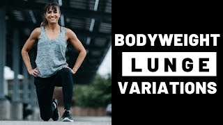 16 Bodyweight Lunge Variations [upl. by Hoehne115]