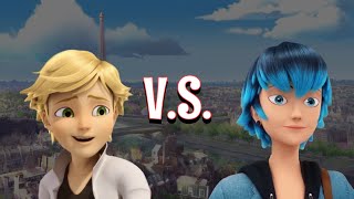 Lukanette VS Adrienette  Which ship is better Miraculous Ladybug [upl. by Avruch548]