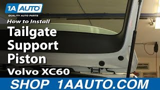 How To Replace Tailgate Support Struts 0917 Volvo XC60 [upl. by Noffihc]