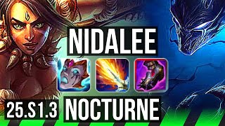 NIDALEE vs NOCTURNE JGL  KR Diamond  25S13 [upl. by Asyen454]