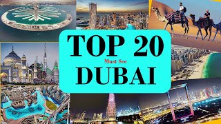 Dubai Tourism  Famous 20 Places to Visit in Dubai [upl. by Moran345]