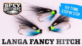 Tying A Langa Fancy Hitch  Tube Fly [upl. by Ellehcear915]