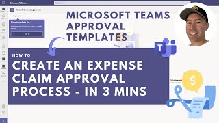 How to leverage Microsoft Teams Approval Templates to create an expense claim process in 3 mins [upl. by Alarick333]