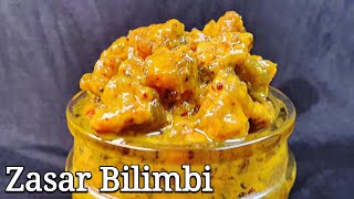 Zasar Bilimbi Mauricien  Bilimbi Achar Recipe Pickle [upl. by Ayikin]