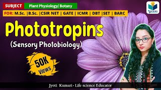 PHOTOTROPIN  CSIRNET  GATE  Plant biology  sensory photobiology [upl. by Attevad]