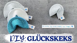 🍀 DIY – Glückskekse  Basteln mit Moosgummi  VALENTINSTAG [upl. by Elaweda827]