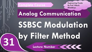 SSBSC Modulation by Filter Method Basics Working Circuit Block Diagram amp Importance Explained [upl. by Nekal]