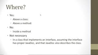 JavaDoc A Simple Overview [upl. by Pevzner]