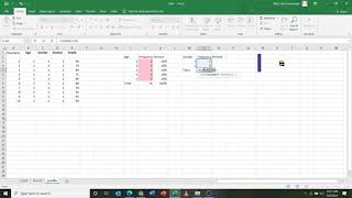 How to compute Frequency and Percentage Distribution in Excel  Data Analysis [upl. by Novart333]