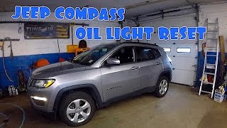 How to reset oil Light on 2018 Jeep Compass [upl. by Lerad]