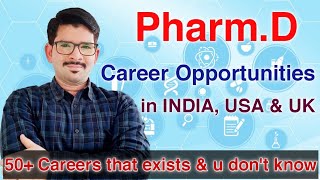 PharmD Career opportunities in INDIA amp ABROAD [upl. by Gio]