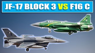 JF17 Block 3 vs F16 Fighting Falcon C analysis How JF17 Thunder won this race by a Mile  AOD [upl. by Kopp]