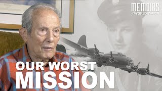 “Our Worst Mission” WW2 Bomber Gunner  Memoirs Of WWII 24 [upl. by Drehcir]