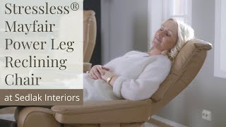 Stressless® Mayfair Power Leg Reclining Chair [upl. by Bud237]