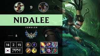 Nidalee Jungle vs Fiddlesticks  KR Challenger Patch 1412 [upl. by Olympium]