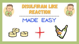 Disulfiram Like Reaction Mechanism Symptoms Pharmacology Drug interaction Made Easy [upl. by Rriocard]