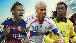 Top 10 Most Skilful Footballers In History [upl. by Ahtnammas75]