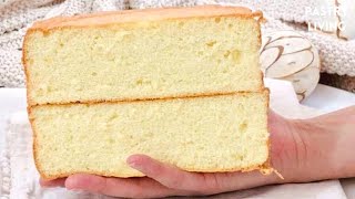 FLUFFY Vanilla Sponge Cake Recipe  The BEST Genoise Sponge Cake [upl. by Annayhs847]