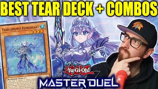 BEST TEARLAMENTS DECK  COMBOS MASTER DUEL RANKED [upl. by Kopp]