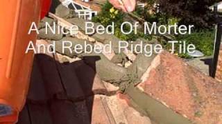 How To Refix Roofing Ridge Tiles [upl. by Belier]