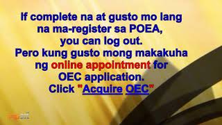 bmonlineph registration for OFWs and online OEC processing [upl. by Gabor]