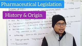 Pharmaceutical Legislation  History Origin amp Introduction  Jurisprudence L1 Chapter8 [upl. by Eleira]