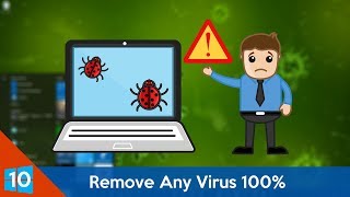 How to Remove Any Virus From Windows 10 For Free [upl. by Annabal501]