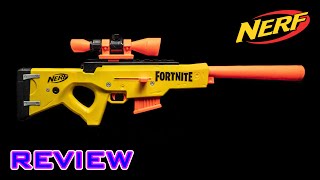 REVIEW Nerf Fortnite BASRL  SNIPER RIFLE BROS [upl. by Terryl394]