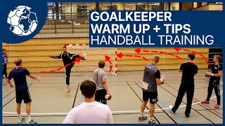 Goalkeeper Warm Up  Tips from Sindre Walstad  Nøtterøy Norway Handballtraining  Handball inspires [upl. by Neersan886]