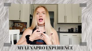 my experience on lexapro side effects [upl. by Ndnarb]