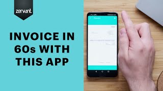 Invoice App  Invoice for free with Zervants mobile app  Get it now on iOS amp Android [upl. by Forbes]