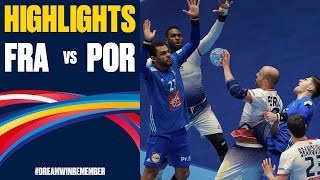 France vs Portugal Highlights  Day 2  Mens EHF EURO 2020 [upl. by Switzer]