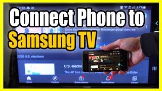 How to Connect Android Phone to Samsung Smart TV Fast Method [upl. by Nefets]