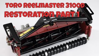 Toro REELMASTER 3100D Cutting unit restoration 1 [upl. by Uzia954]