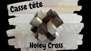 Solution du Casse tete bois Holey cross [upl. by Otsenre]