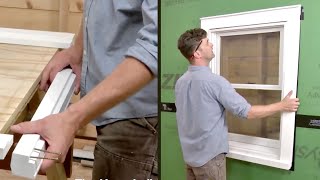 How to Install Exterior Window Trim [upl. by Netsriik765]