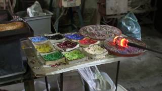 How Murano Millefiori Glass Is Made In A Glass Factory In Venice Italy [upl. by Wickham5]