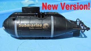 Mini RC submarine review The new 777 sub version made by Happy cow also sold by Carson [upl. by Ahsatam]