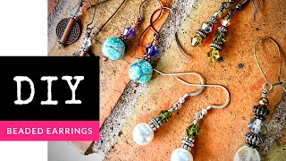 How To Make Beaded Earrings With The Bead Place [upl. by Tillinger]