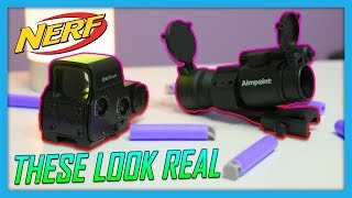 Realistic Tactical Nerf Scopes and Gear [upl. by Imit]