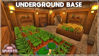 Minecraft How to Build an Underground Base Tutorial 2020 [upl. by Cathryn167]