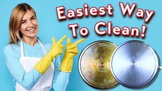 NEW WAY to Clean Stainless Steel Pans Effortless and Effective [upl. by Rusticus]